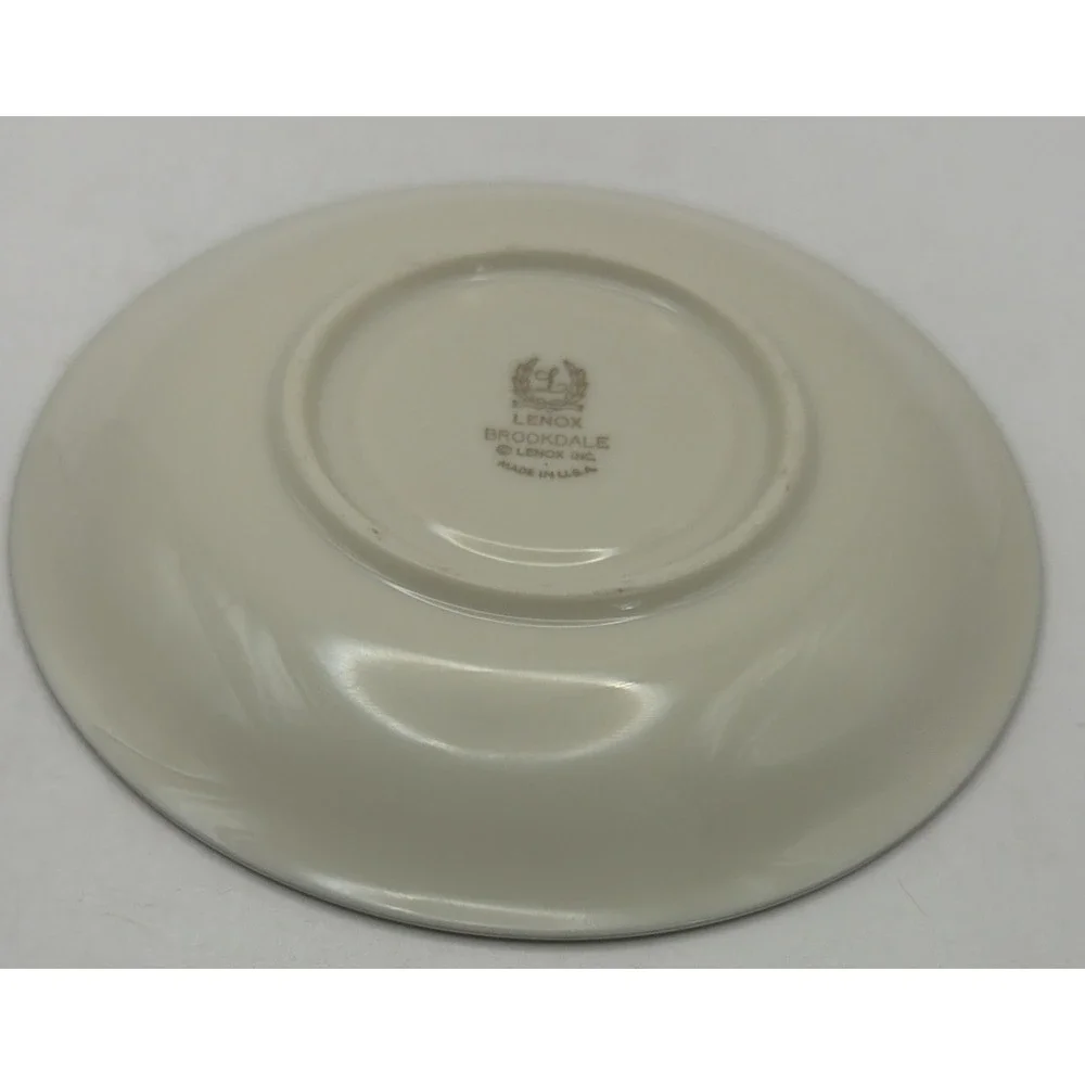 Lenox Platinum Brookdale Cup And Saucer Cream Floral Replacement